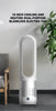 18" Bladeless Fan with Filter – Air Circulation & Purification